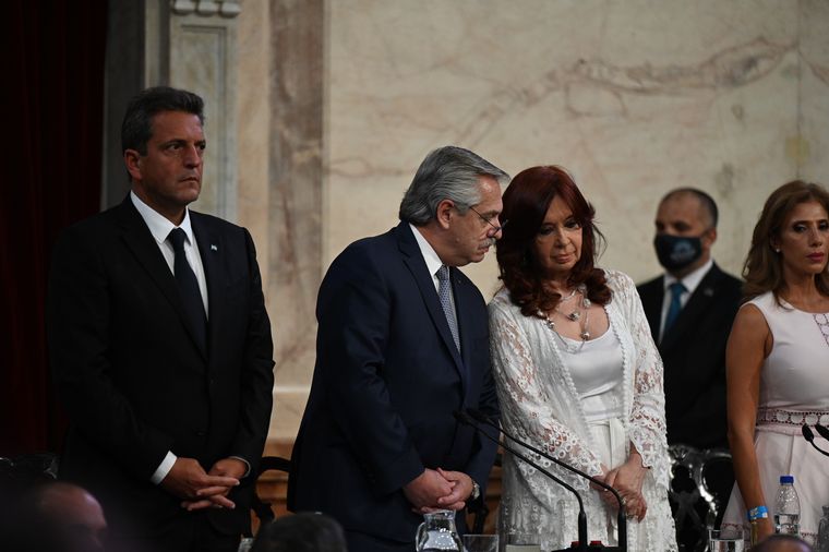 Alberto Fernández, en la Apertura de Sesiones del Congreso.