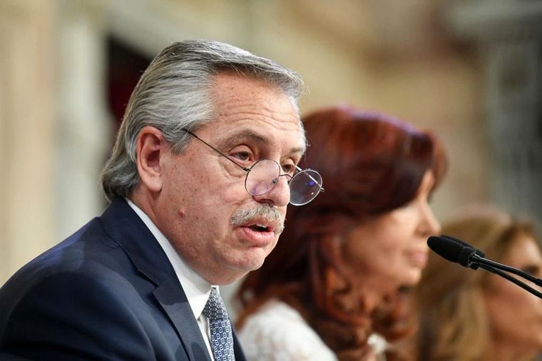 Alberto Fernández, en la Apertura de Sesiones del Congreso.