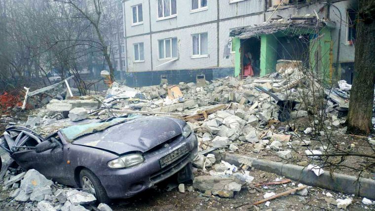 FOTO: Ataque ruso en Járkov.