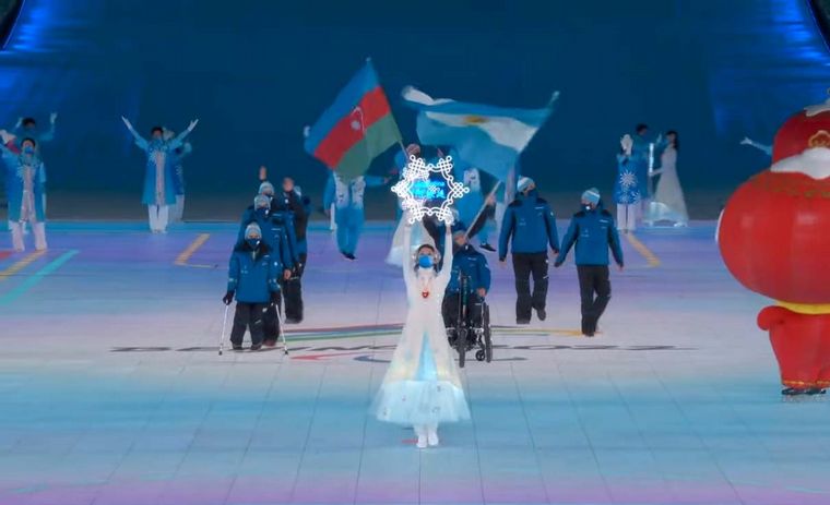 FOTO: La delegación argentina en los Juegos Paralímpicos de Invierno