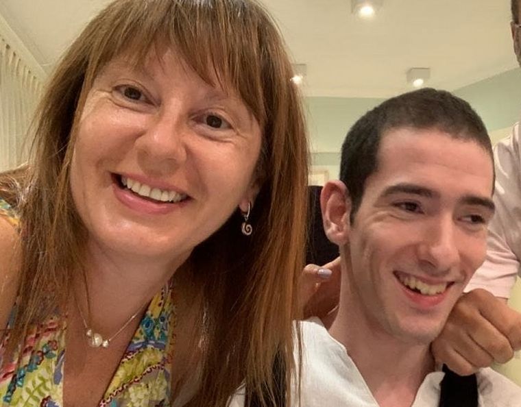 Juani y su mamá Elizabeth