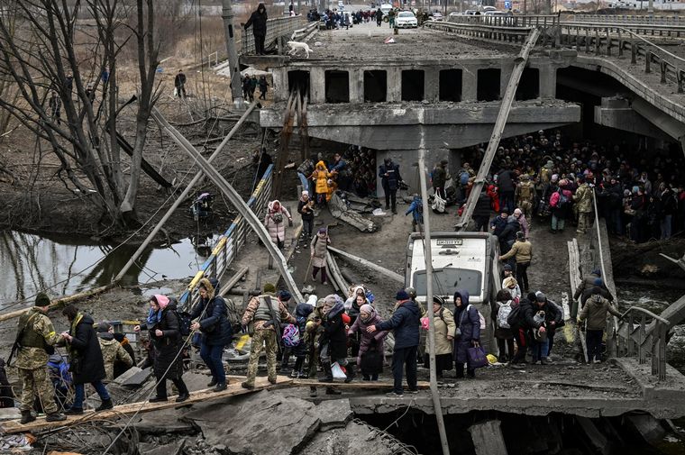 FOTO: Fracasó la evacuación de ucranianos.
