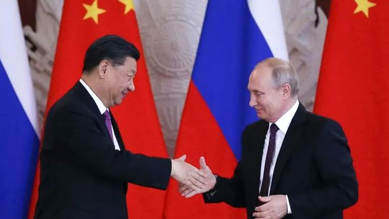 Xi Jinping y Putin.
