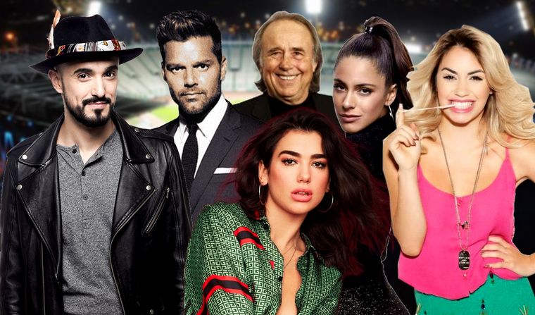 Los artistas que podrían cantar en el Kempes.