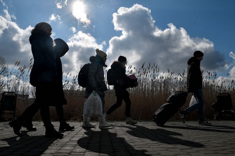 FOTO: Según la ONU, más de 2,5 millones de personas huyeron de Ucrania.
