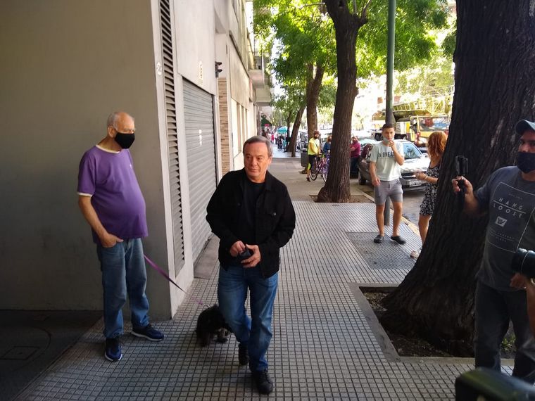 Pablo Codevila llega para darle el último adiós a Gerardo Rozín