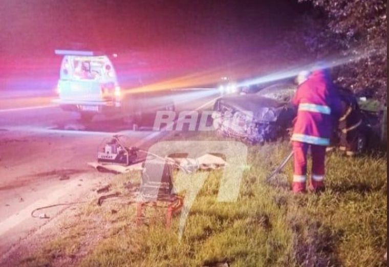 Santa Fe: corte total en Ruta 34 por un choque frontal (Fotos: Gentileza)