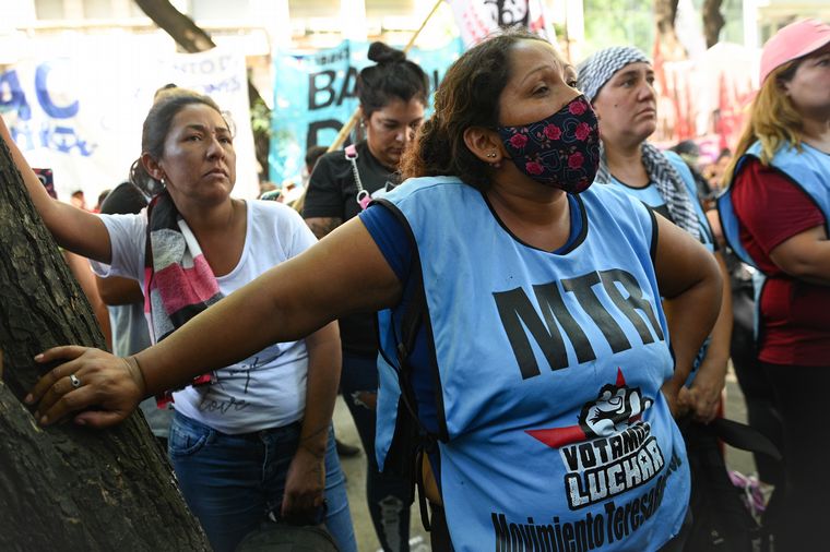 Intensa jornada de protestas piqueteras en CABA.