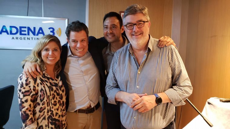 Facundo Manes en los estudios de Cadena 3.