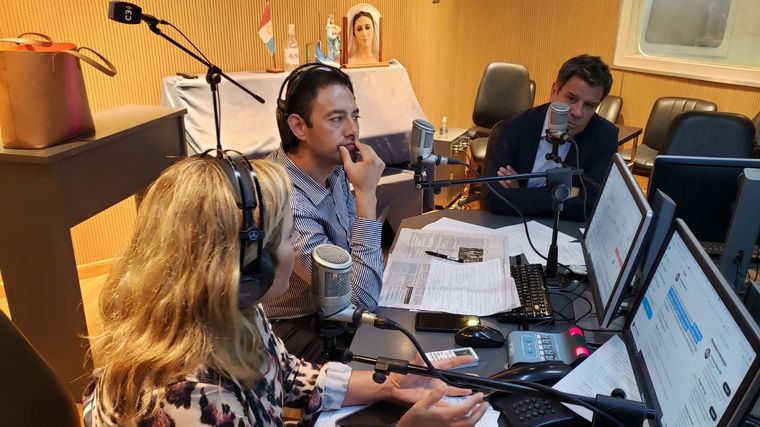 Facundo Manes en los estudios de Cadena 3.