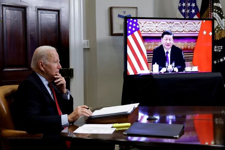 FOTO: Xi Jinping a Joe Biden: 