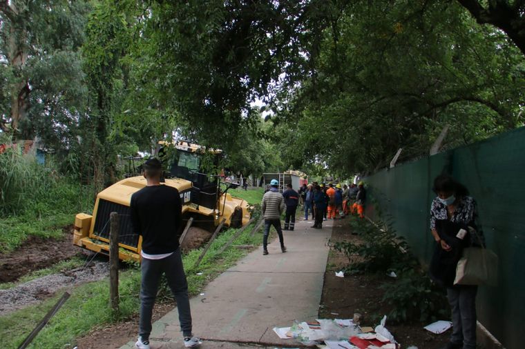 Un vagón de tren descarriló en la ciudad de Córdoba.