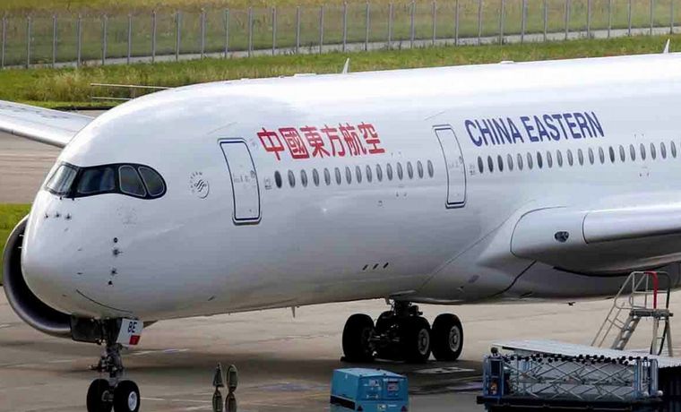 FOTO: Un avión de China Eastern Airlines.