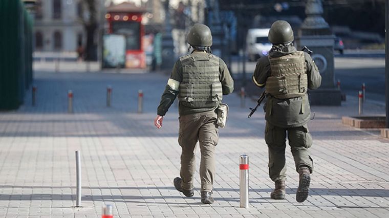 Sigue el toque de queda en Kiev