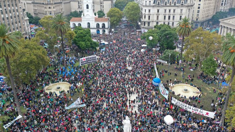 FOTO: Masiva marcha del 24 de Marzo en Buenos Aires.