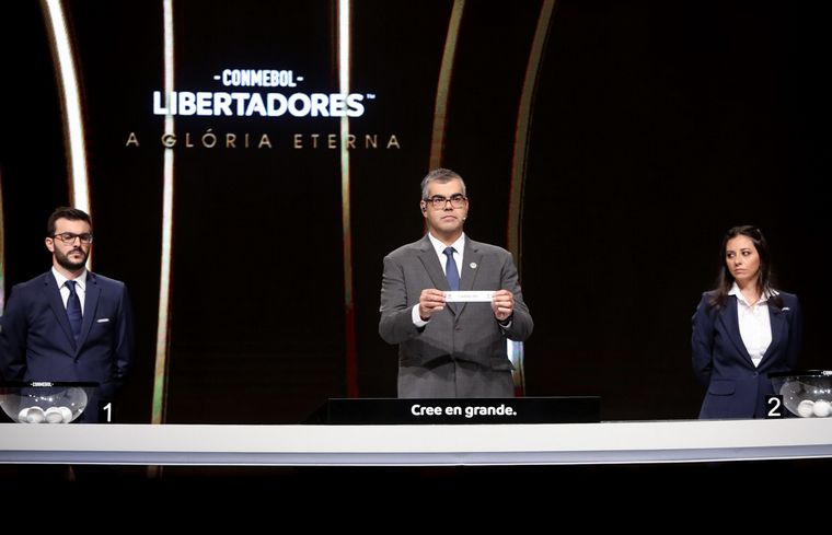 El sorteo de la Copa Libertadores se realizó en Paraguay.
