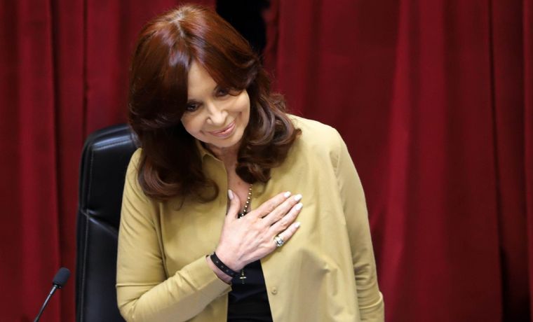 FOTO:  La vicepresidenta Cristina Fernández de Kirchner.