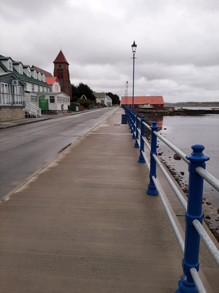 Nuestros periodistas Sergio Suppo y Alejandra Conti desde Islas Malvinas