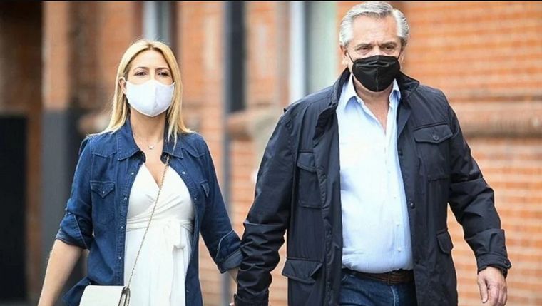 Fabiola Yáñez y el presidente Alberto Fernández (Foto: iProfessional)