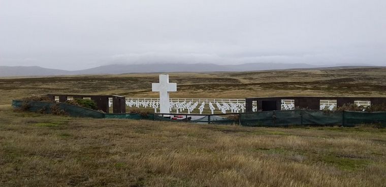 Cementerio de Darwin en las Islas Malvinas
