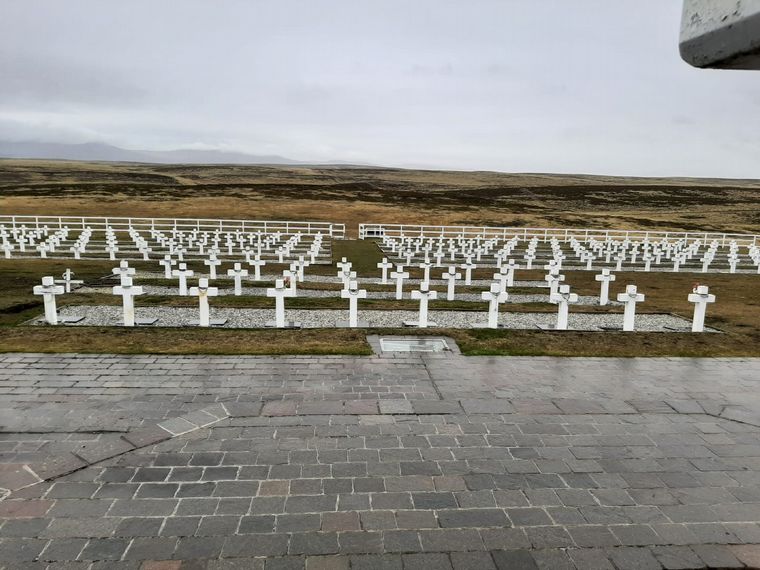 Cementerio de Darwin en las Islas Malvinas