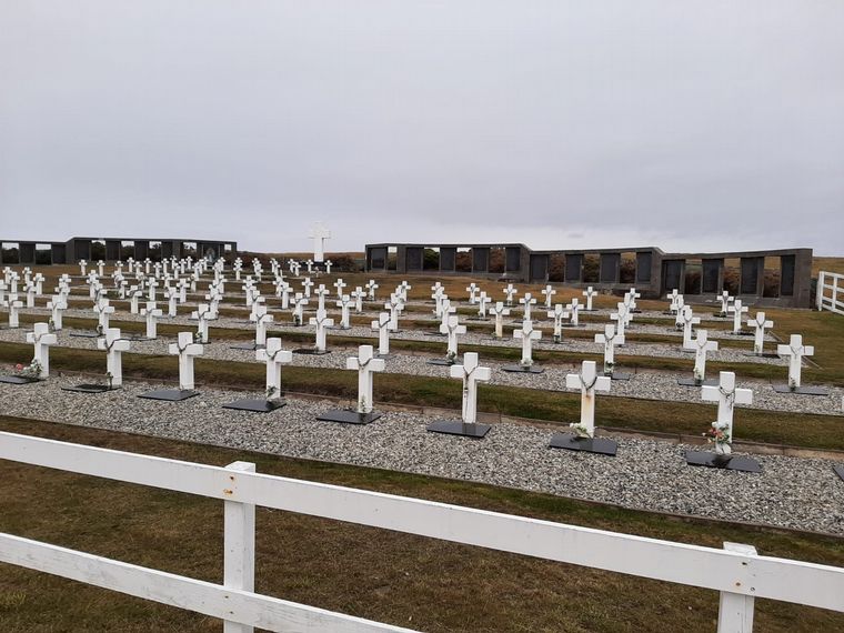 Cementerio de Darwin en las Islas Malvinas