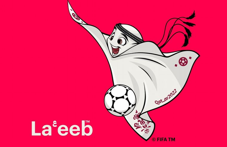 FOTO: Presentaron a La'ebb, la mascota del Mundial Qatar 2022.