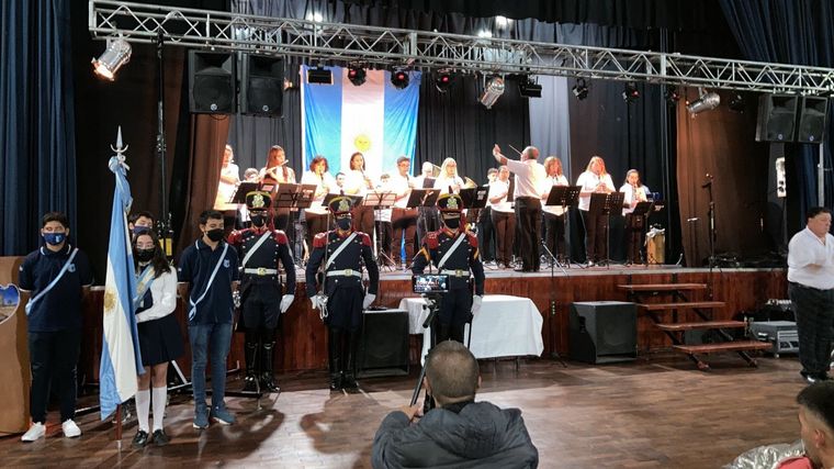 Homenaje a 40 años de la guerra en el Museo Nacional Malvinas en Oliva, Córdoba
