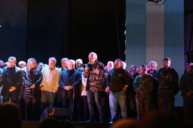 Homenaje a los caídos en Malvinas en Rosario