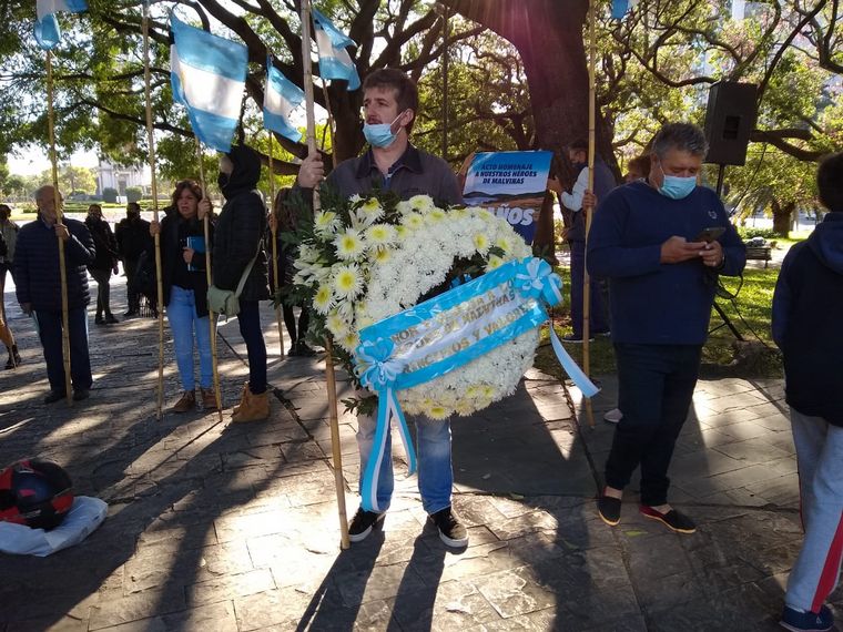 Acto en CABA por los 40 años de la guerra de Malvinas