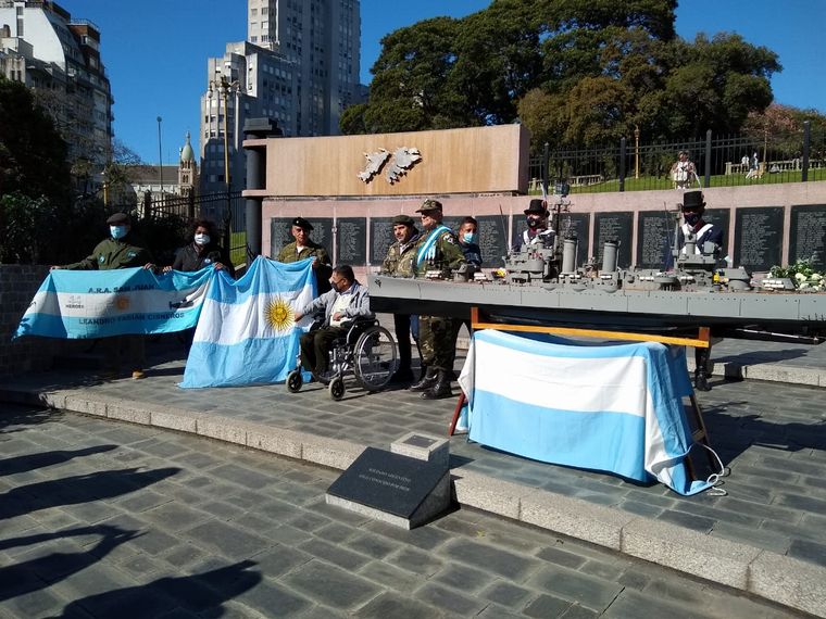 Acto en CABA por los 40 años de la guerra de Malvinas