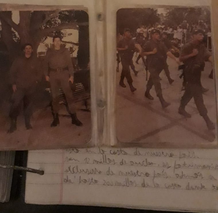 La carta del excombatiente, Julio Montilla, hermano de Raúl Monti, desde Malvinas