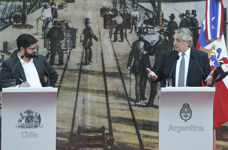 Gabriel Boric en Argentina