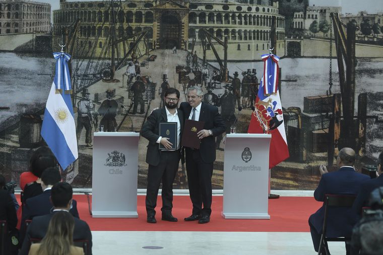 Gabriel Boric en Argentina