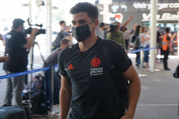 Julián Álvarez, carta del gol en River, rumbo a Lima (Foto: @RiverPlate)