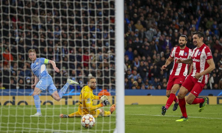 FOTO: Kevin De Bruyne anotó el gol del triunfo de Manchester City.