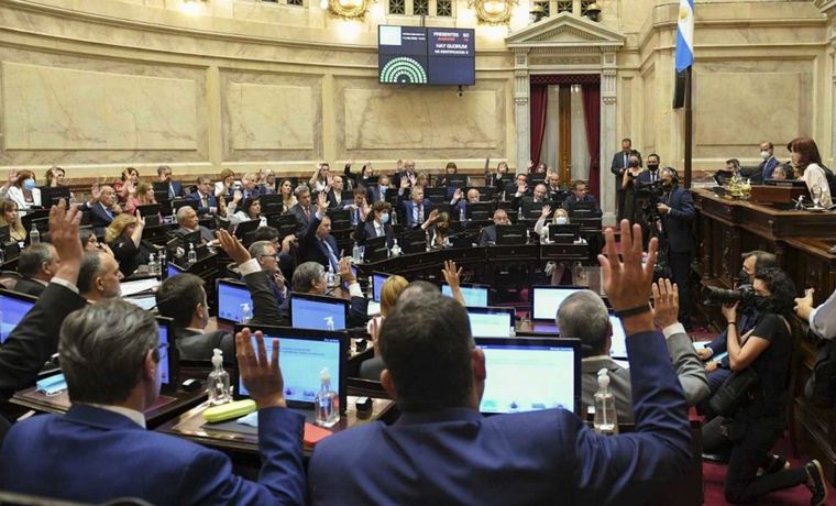 La votación fue en el Senado (Foto: archivo)