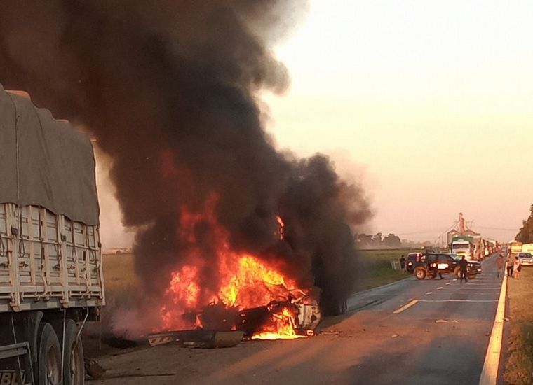 Trágico accidente en ruta provincial 91, provincia de Santa Fe