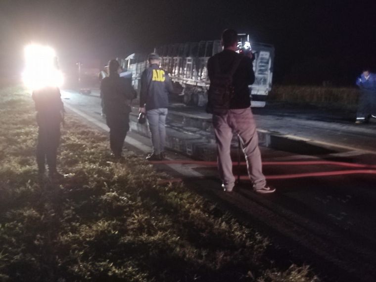 FOTO: Trágico accidente en ruta provincial 91, provincia de Santa Fe