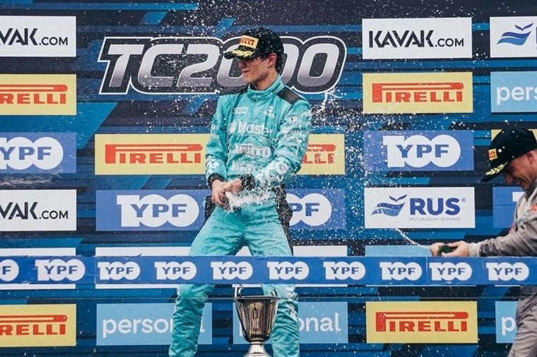 Figgo Bessone festeja su primera victoria en TC2000 Series