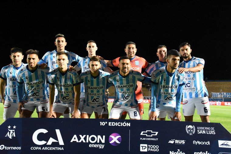 El once titular de Racing de Córdoba ante 