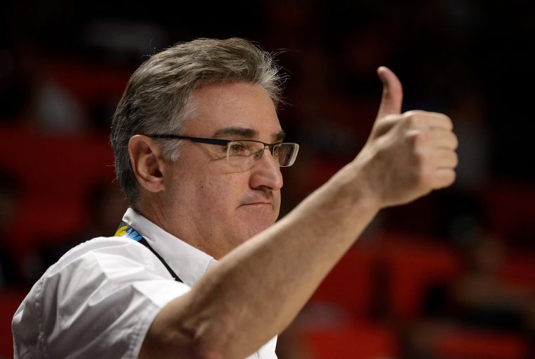 Julio Lamas, histórico DT del seleccionado argentino de básquet.