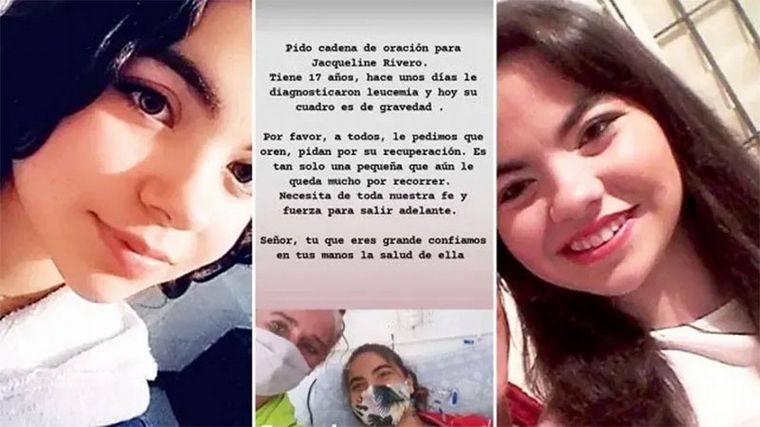Piden una cadena de oración para Jacqueline Rivero, joven que padece leucemia