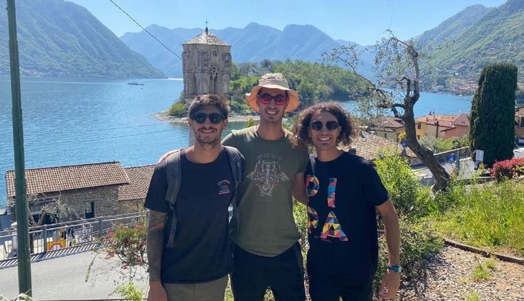 Tres amigos cordobeses irán a Qatar en bicicleta (Foto: Puntal)