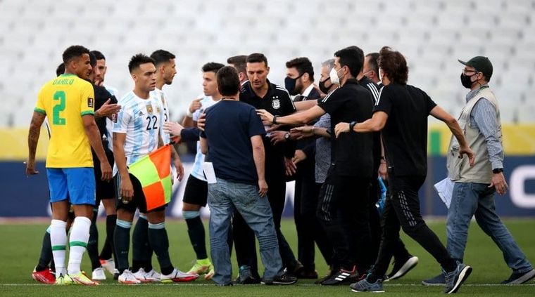 FOTO: El partido entre Argentina y Brasil por las Eliminatorias a Qatar 2022