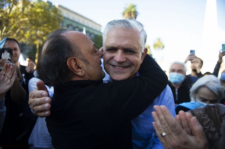 Con apoyo de la oposición, ruralistas de todo el país concentraron en Plaza de Mayo