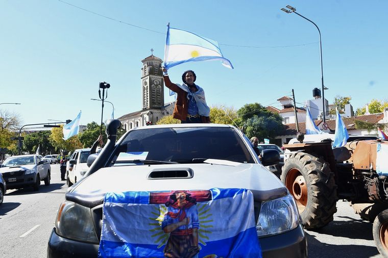 Con apoyo de la oposición, ruralistas de todo el país concentraron en Plaza de Mayo
