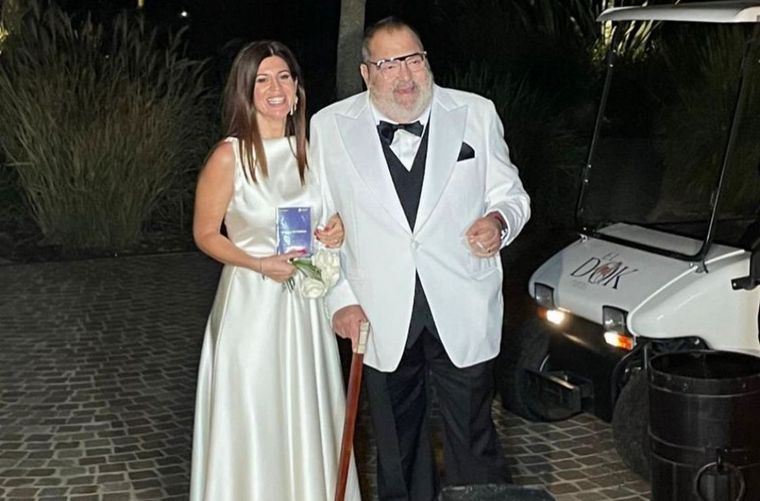 FOTO: El casamiento de Jorge Lanata y Elba Marcovecchio