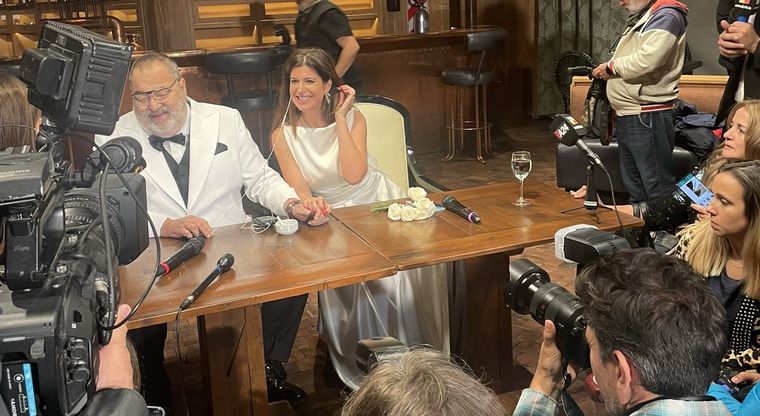 FOTO: El casamiento de Jorge Lanata y Elba Marcovecchio