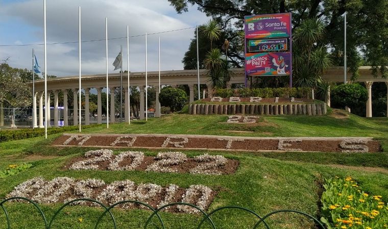 FOTO: Todo listo en el Parque Independencia para los Juegos Suramericanos de la Juventud. 